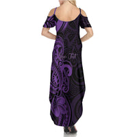 Personalised Lupus Warrior Family Matching Summer Maxi Dress and Hawaiian Shirt Never Give Up Polynesian Style LT05 - Polynesian Pride