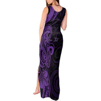 Personalised Lupus Warrior Tank Maxi Dress Never Give Up Polynesian Style