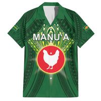 Personalized American Samoa Manu'a Cession Day Family Matching Off Shoulder Maxi Dress and Hawaiian Shirt With Polynesian Pattern