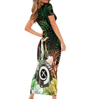 Vanuatu Happy Assumption Day Family Matching Short Sleeve Bodycon Dress and Hawaiian Shirt LT05 - Polynesian Pride
