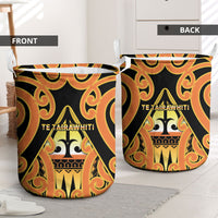 New Zealand Te Tairawhiti Laundry Basket Maori Koru Pattern LT05 - Polynesian Pride