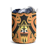 New Zealand Te Tairawhiti Laundry Basket Maori Koru Pattern LT05 - Polynesian Pride