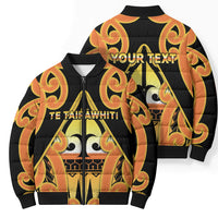 Personalised New Zealand Te Tairawhiti Bomber Puffer Jacket Maori Koru Pattern LT05 - Polynesian Pride