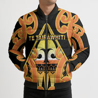 Personalised New Zealand Te Tairawhiti Bomber Puffer Jacket Maori Koru Pattern LT05 - Polynesian Pride