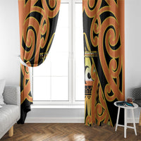 New Zealand Te Tairawhiti Window Curtain Maori Koru Pattern LT05 - Polynesian Pride
