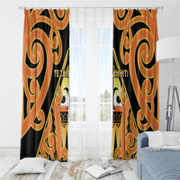 New Zealand Te Tairawhiti Window Curtain Maori Koru Pattern LT05 - Polynesian Pride
