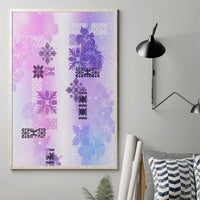 Hawaiian Quilt Canvas Wall Art Vintage Pattern Galaxy LT05 - Polynesian Pride