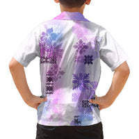 Hawaiian Quilt Family Matching Long Sleeve Bodycon Dress and Hawaiian Shirt Vintage Pattern Galaxy LT05 - Polynesian Pride