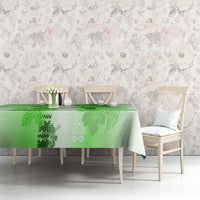Hawaiian Quilt Tablecloth Vintage Pattern Green LT05 - Polynesian Pride