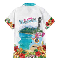 Aloha Hawaii Waikiki Beach Landscape Family Matching Mermaid Dress and Hawaiian Shirt LT05 - Polynesian Pride