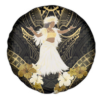 Niue Women's Day Spare Tire Cover With Polynesian Pattern