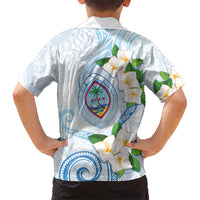 Guam Chamorro Hawaiian Shirt Guasali Flowers Curves Style