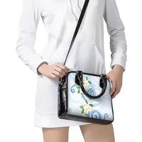 Guam Chamorro Shoulder Handbag Guasali Flowers Curves Style