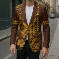 Personalised Hawaii Mililani High School Blazer Tribal Tattoo With Hibiscus Flowers