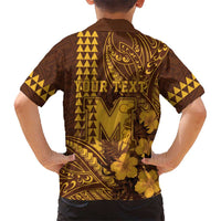 Personalised Hawaii Mililani High School Hawaiian Shirt Tribal Tattoo With Hibiscus Flowers LT05 - Polynesian Pride