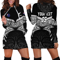Custom New Zealand Cricket Hoodie Dress Go Champions World Cup 2024 With Maori Pattern LT05 - Polynesian Pride
