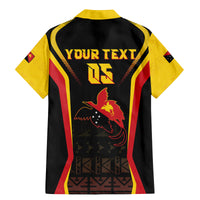 Custom Papua New Guinea Cricket Family Matching Mermaid Dress and Hawaiian Shirt 2024 World Cup