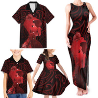 Aotearoa Mana Wahine Family Matching Tank Maxi Dress and Hawaiian Shirt The Spiritual Power Of Women LT05 - Polynesian Pride