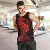 Aotearoa Mana Wahine Men Tank Top The Spiritual Power Of Women LT05 Red - Polynesian Pride