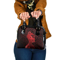 Aotearoa Mana Wahine Shoulder Handbag The Spiritual Power Of Women LT05 One Size Red - Polynesian Pride