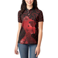 Aotearoa Mana Wahine Women Polo Shirt The Spiritual Power Of Women LT05 - Polynesian Pride