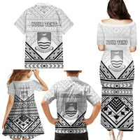 Personalised Kiribati Gospel Day Family Matching Puletasi and Hawaiian Shirt Coat Of Arms Polynesian Pattern LT05 - Polynesian Pride