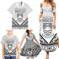 Personalised Kiribati Gospel Day Family Matching Summer Maxi Dress and Hawaiian Shirt Coat Of Arms Polynesian Pattern LT05 - Polynesian Pride