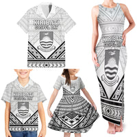 Personalised Kiribati Gospel Day Family Matching Tank Maxi Dress and Hawaiian Shirt Coat Of Arms Polynesian Pattern LT05 - Polynesian Pride