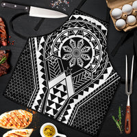 Philippines Batok Tribal Inspired Tattoo Black Apron LT05 Black - Polynesian Pride