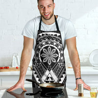 Philippines Batok Tribal Inspired Tattoo Black Apron LT05 - Polynesian Pride