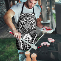 Philippines Batok Tribal Inspired Tattoo Black Apron LT05 - Polynesian Pride