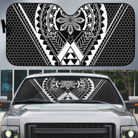 Philippines Batok Tribal Inspired Tattoo Black Auto Sun Shade LT05 Black - Polynesian Pride