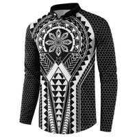 Philippines Batok Tribal Inspired Tattoo Black Button Sweatshirt LT05 - Polynesian Pride