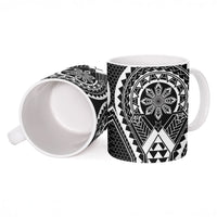 Philippines Batok Tribal Inspired Tattoo Black Ceramic Mug LT05 - Polynesian Pride