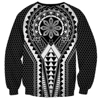 Philippines Batok Tribal Inspired Tattoo Black Sweatshirt LT05 - Polynesian Pride