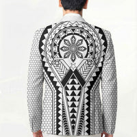 Philippines Batok Tribal Inspired Tattoo White Blazer LT05 - Polynesian Pride