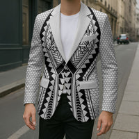 Philippines Batok Tribal Inspired Tattoo White Blazer LT05 - Polynesian Pride
