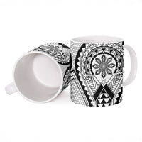 Philippines Batok Tribal Inspired Tattoo White Ceramic Mug LT05 - Polynesian Pride