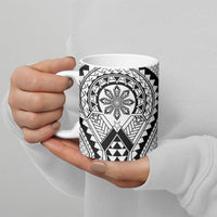 Philippines Batok Tribal Inspired Tattoo White Ceramic Mug LT05 - Polynesian Pride