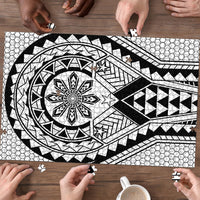 Philippines Batok Tribal Inspired Tattoo White Puzzle LT05 - Polynesian Pride