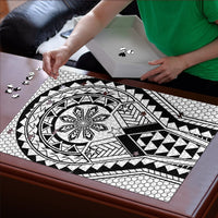Philippines Batok Tribal Inspired Tattoo White Puzzle LT05 - Polynesian Pride