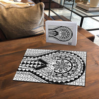 Philippines Batok Tribal Inspired Tattoo White Puzzle LT05 - Polynesian Pride