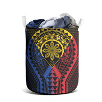 Philippines Batok Tribal Inspired Tattoo Laundry Basket LT05 - Polynesian Pride