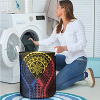 Philippines Batok Tribal Inspired Tattoo Laundry Basket LT05 - Polynesian Pride