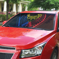 Philippines Batok Tribal Inspired Tattoo Auto Sun Shade LT05 - Polynesian Pride