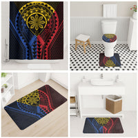 Philippines Batok Tribal Inspired Tattoo Bathroom Set LT05 - Polynesian Pride