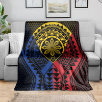 Philippines Batok Tribal Inspired Tattoo Blanket LT05 - Polynesian Pride
