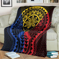 Philippines Batok Tribal Inspired Tattoo Blanket LT05 - Polynesian Pride