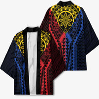 Philippines Batok Tribal Inspired Tattoo Kimono LT05 - Polynesian Pride