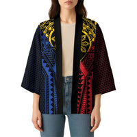 Philippines Batok Tribal Inspired Tattoo Kimono LT05 - Polynesian Pride